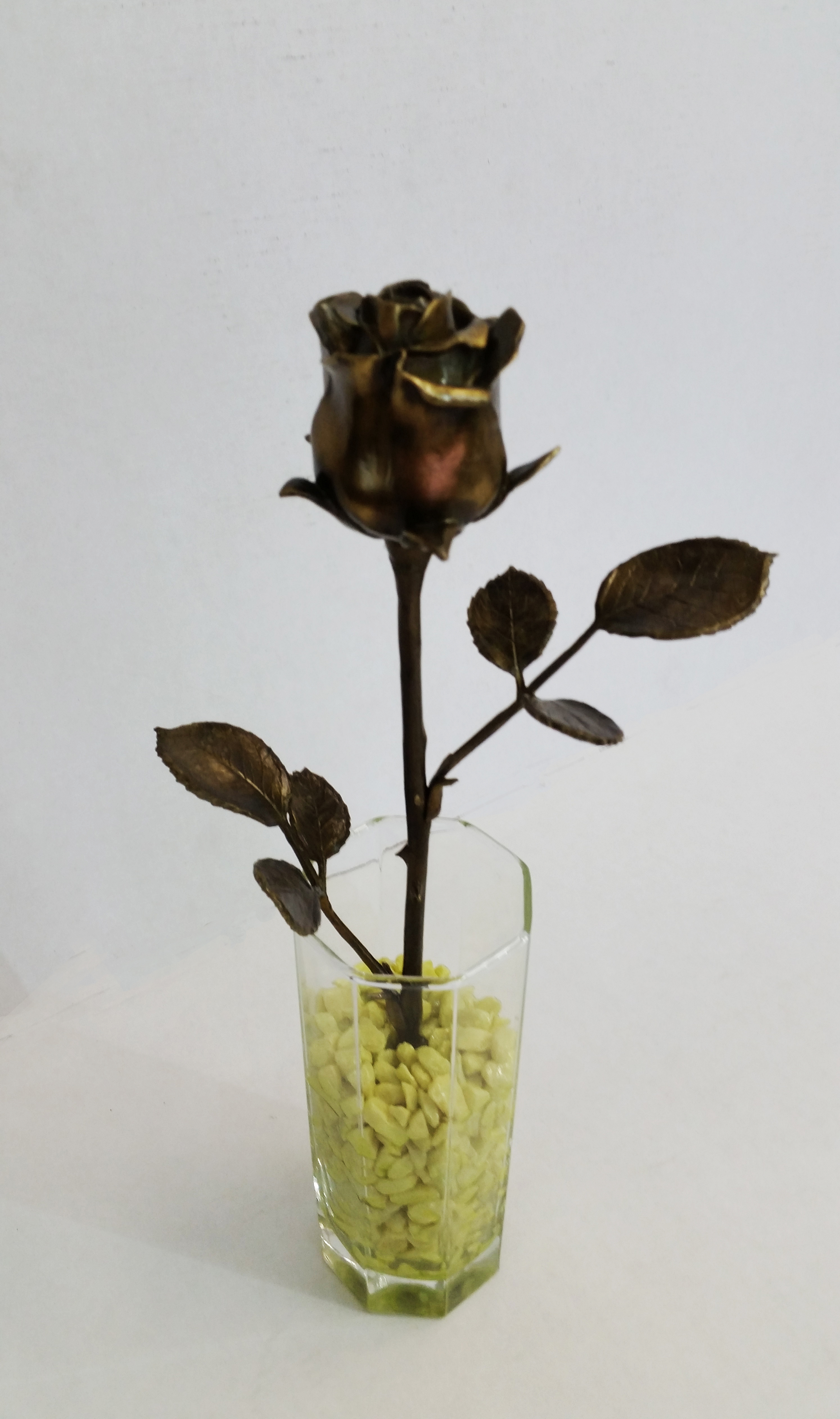Сувенир "Роза  в стакане"