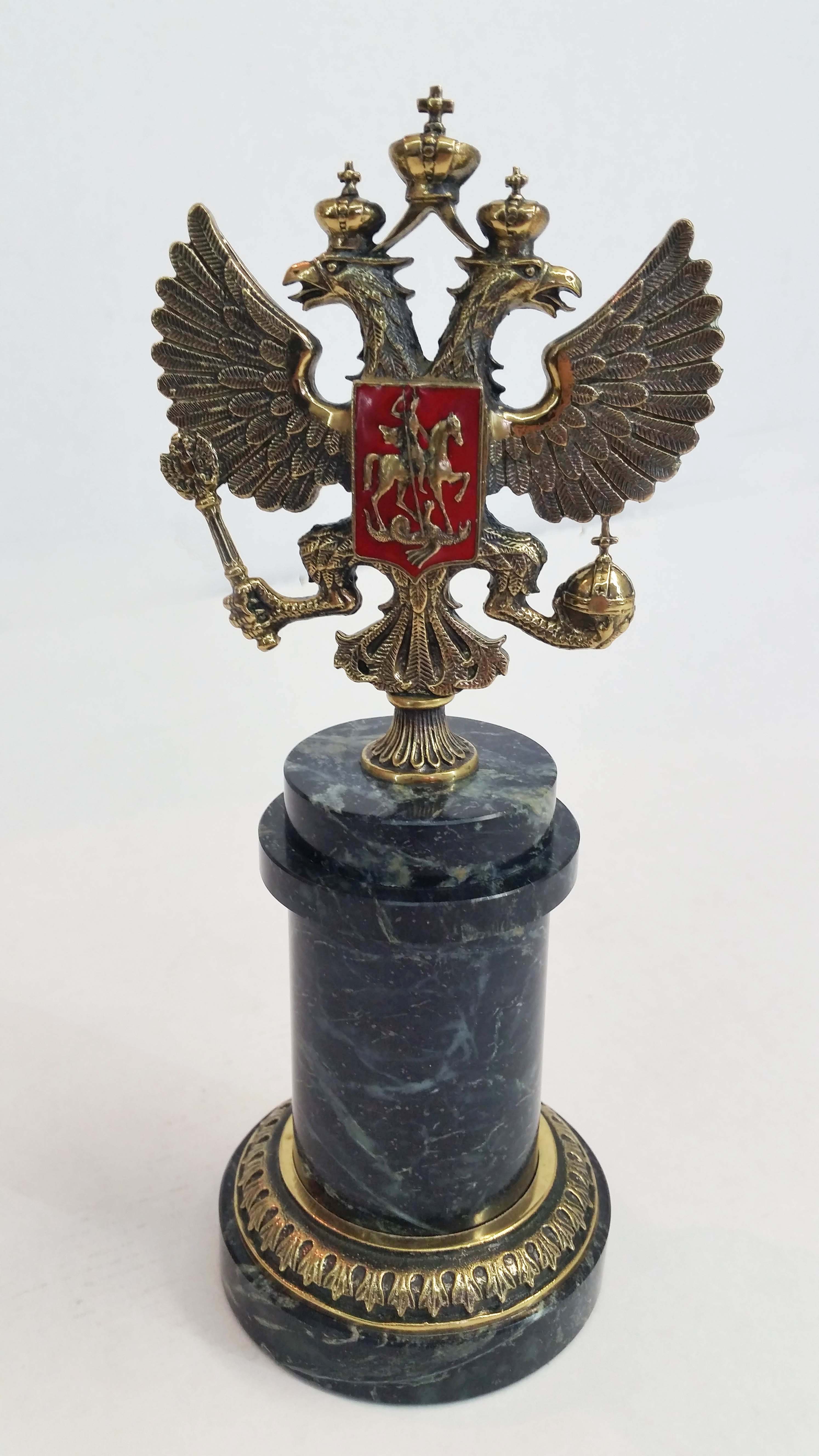 Сувенир "Российский герб" (колонна)