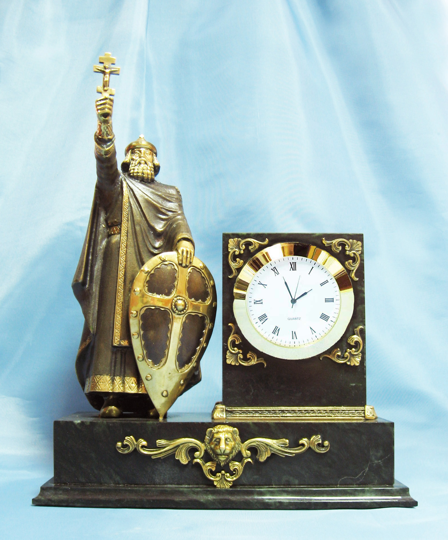 Часы " Князь Владимир " (заказное изделие)
