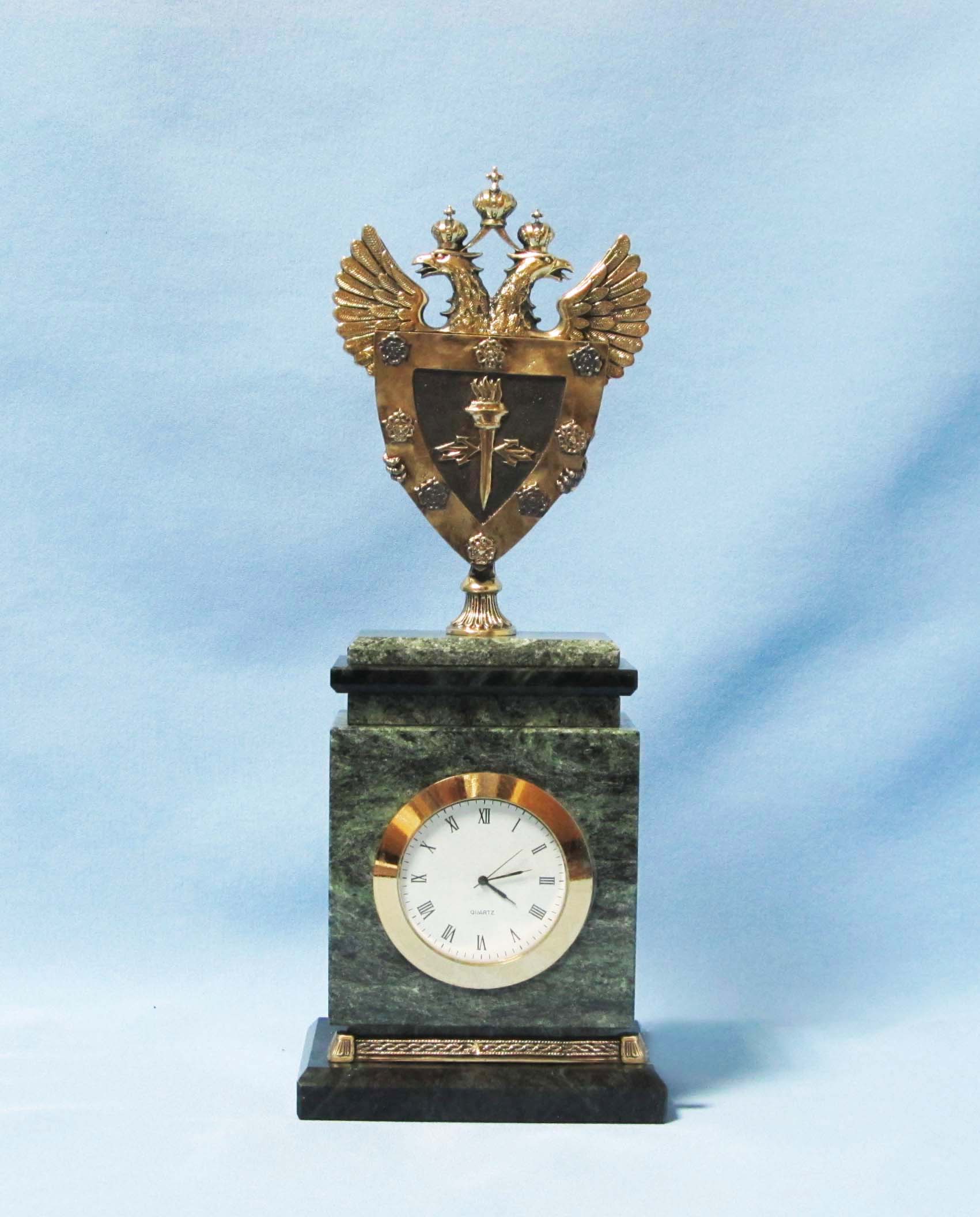 Часы "Герб ФСТЭК" (заказное изделие)